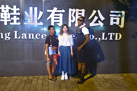 British customer Miguel Powell and his wife visited LANCI factory